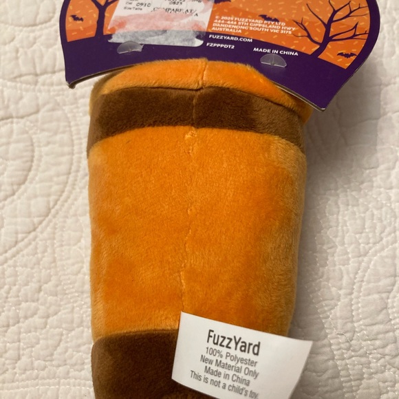 Pumpkin Spice Puppuccino Washable Plush Toy - Picture 3 of 5